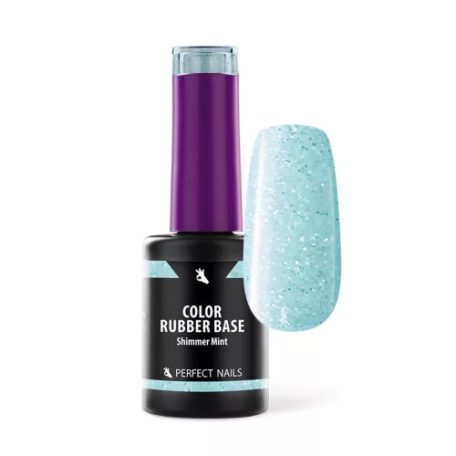 PN Color Rubber Base - Shimmer Mint - 8 ml