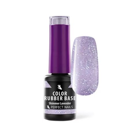 PN Color Rubber Base - Shimmer Lavender - 4 ml