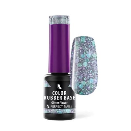 PN Color Rubber Base - Glitter Flower - 4 ml