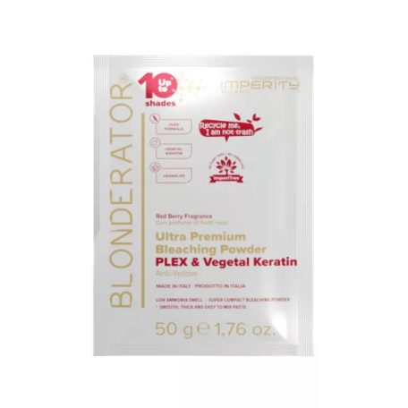 IMPERITY BLONDERATOR PLEX & Vegeatal Keratin 10 prémium szőkítőpor 50 g