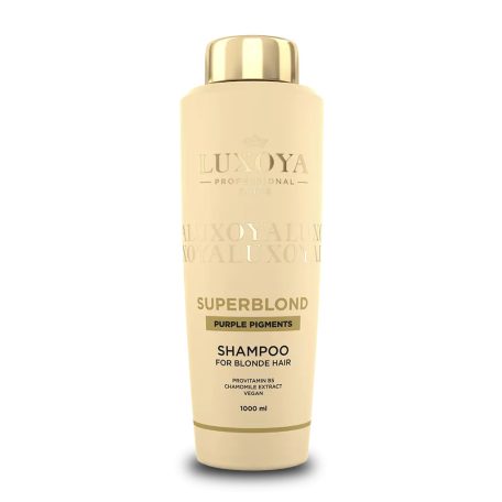 LUXOYA Superblond Shampoo - hidratáló sampon szőke hajra - 1000 ml