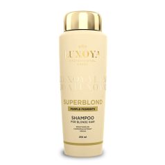   LUXOYA Superblond Shampoo - hidratáló sampon szőke hajra - 250 ml