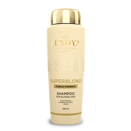 LUXOYA Superblond Shampoo - hidratáló sampon szőke hajra - 250 ml