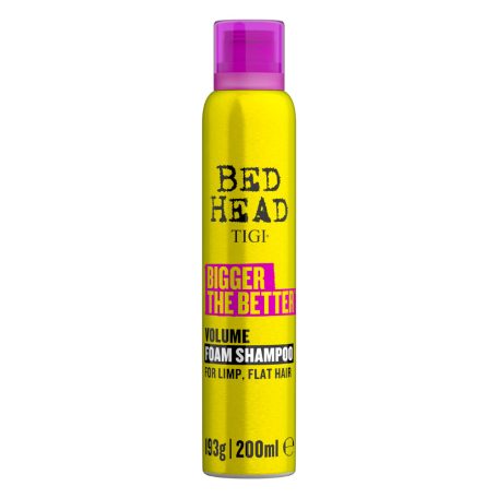 TIGI - Bed Head - Bigger The Better - Volume Foam Shampoo - hab sampon - 200 ml