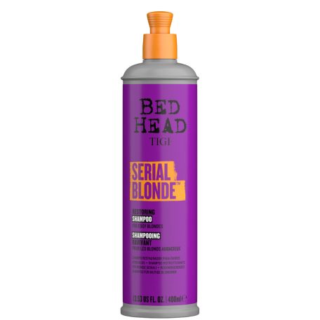 TIGI - Bed Head - Serial Blonde - Restoring Shampoo - sampon sérült szőke hajra - 400 ml