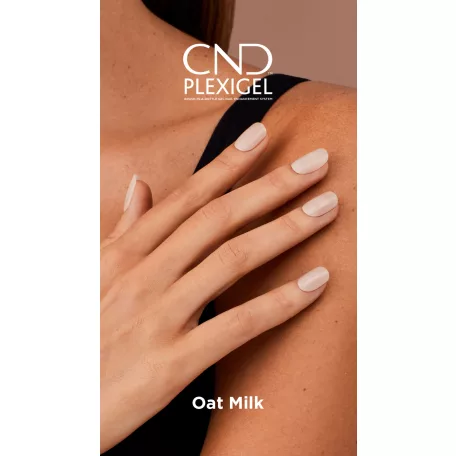 CND - Plexigel - Builder Gel - Oat Milk - építőzselé - 15 ml