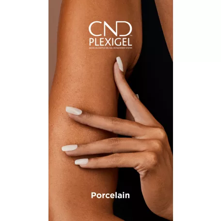 CND - Plexigel - Builder Gel - Porcelain - építőzselé- 15 ml