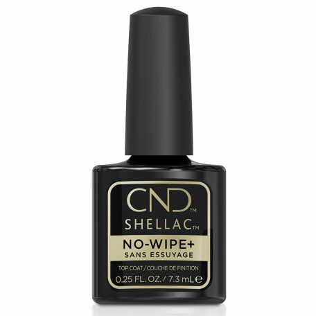 CND - Shellac - No-Wipe+ Top Coat - fedőlakk - 7,3 ml