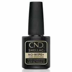 CND - Shellac - No-Wipe+ Top Coat - fedőlakk - 12,5 ml