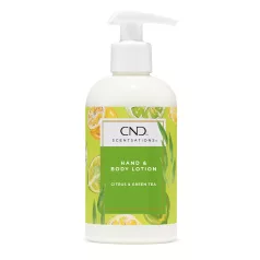   CND SCENTSATIONS HAND & BODY LOTION CITRUS & GREEN TEA - Kéz és testápoló citrus és zöld tea illattal 245ml