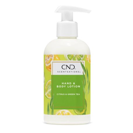 CND SCENTSATIONS HAND & BODY LOTION CITRUS & GREEN TEA - Kéz és testápoló citrus és zöld tea illattal 245ml