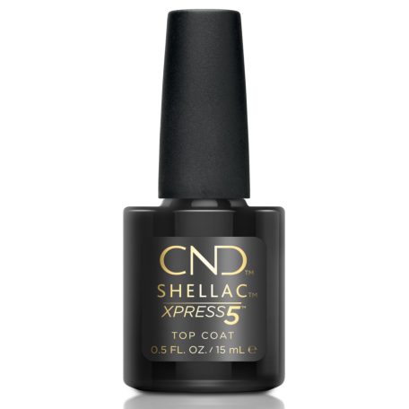 CND - Shellac - Xpress5 Top Coat - fedőlakk - 15 ml