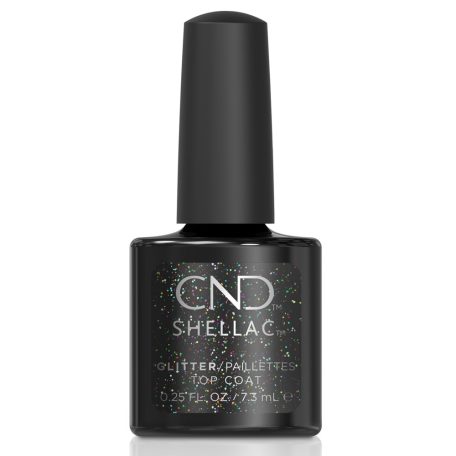 CND - Shellac - Top Coat Glitter - fedőlakk - 7,3 ml
