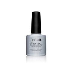   CND - Shellac - Color Coat Silver Chrome - színes géllakk - 7,3 ml