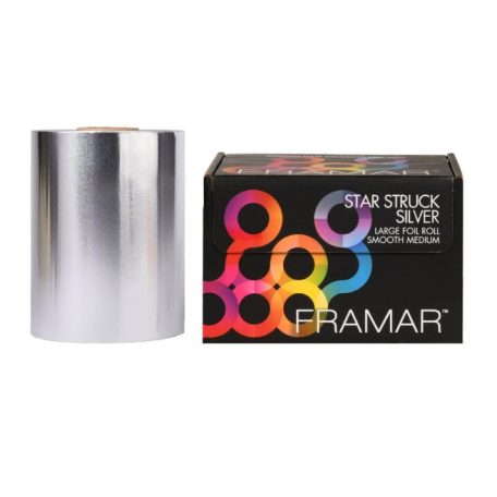 Framar - Star Struck Silver - Large Foil Roll - R-LRG-MSIL - melírfólia - 487,7 m