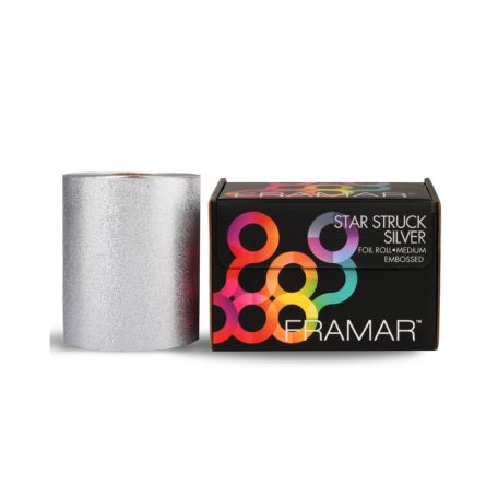 Framar - Star Struck Silver - Medium Foil Roll - R-EMB-MSIL - melírfólia - 100,5 m