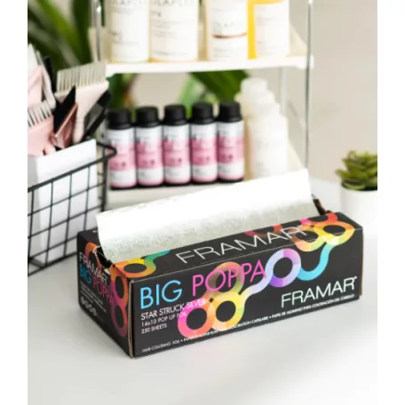 Framar - Big Poppa - PU-250SIL - melírfólia - 250 db