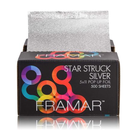 Framar - Star Struck Silver - PU-500SIL - melírfólia lapok - 500 db