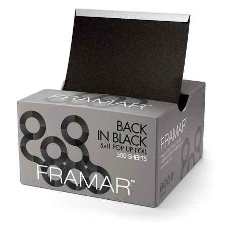 Framar - Back In Black - Pop Up Foil - fekete hajfólia - 500 db