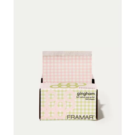 FRAMAR - Gingham - PU-500SWGHPG - melírfólia lapok - 500 db