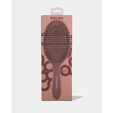 FRAMAR - Polish Brush Chocholate - FB-POL-CHOC - sörtés hajkefe