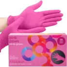 FRAMAR - Pink Paws Nitrile Gloves - GLV-PP-MED - gumikesztyű "M"