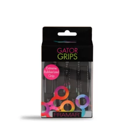 Framar - Gator Grips - CL-GG-BLK - csipesz fekete - 4 db