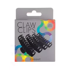 FRAMAR - Claw Clips Black - CL-CC-BLK - hajcsat - 4 db