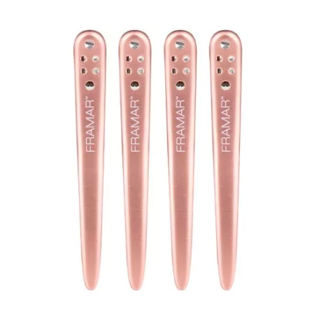 Framar - Big Bite Clips Rose Gold - CL-BB-RG - csipesz - 4 db