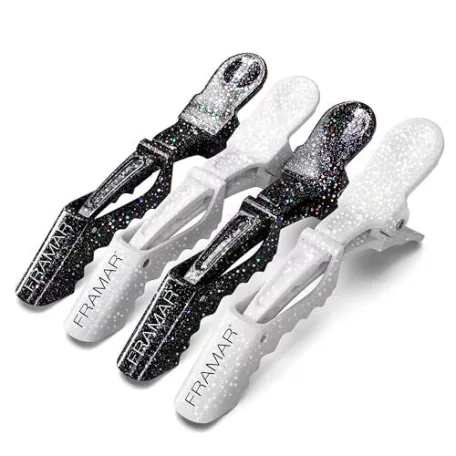 Framar - Gator Grips - CL-GG-GLIT - csipesz glitter - 4 db