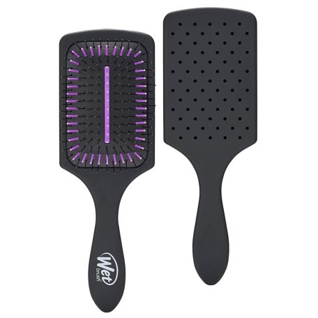 WET BRUSH Paddle Detangler Charcoal Infused Anti-Frizz Paddle - hajkefe