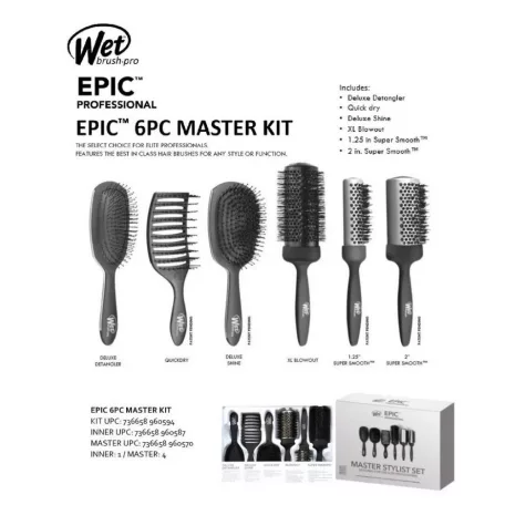 WET BRUSH-pro Epic Master Stylist Set