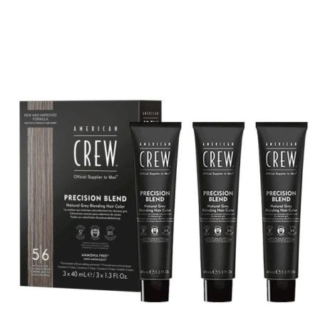 AMERICAN CREW PRECISION BLEND MEDIUM ASH 5|6 - Férfi hajszínező - 3 x 40 ml