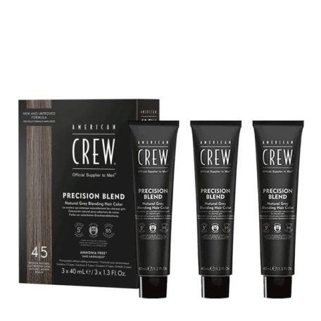 AMERICAN CREW PRECISION BLEND MEDIUM NATURAL 4|5 - Férfi hajszínező - 3 x 40 ml