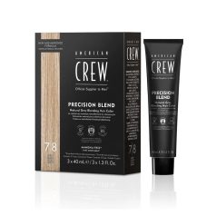   AMERICAN CREW PRECISION BLEND LIGHT BLOND 7|8 - Férfi hajszínező - 3 x 40 ml