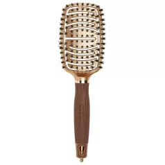   OLIVIA GARDEN CERAMIC +ion NanoThermic NT-FLEXBR  - sörtés bontó kefe arany 