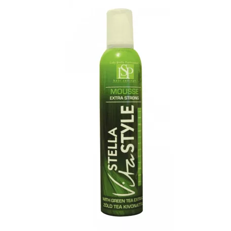 VITASTYLE Mousse Extra Strong hajhab zöld tea kivonattal 300 ml