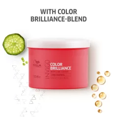   WELLA INVIGO Color Brilliance színvédő maszk normál/vékonyszálú hajra 500 ml