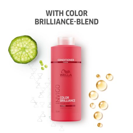 WELLA INVIGO Color Brilliance Coarse színvédő kondicionáló vastagszálú hajra 1000 ml