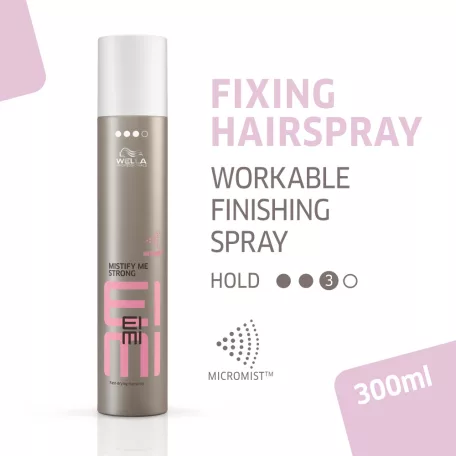 WELLA EIMI Mistify Me Strong természetes hatású fixáló spray 300 ml