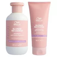   WELLA INVIGO Blonde Recharge színfrissítő sampon 300ml  és kondicionáló 200ml