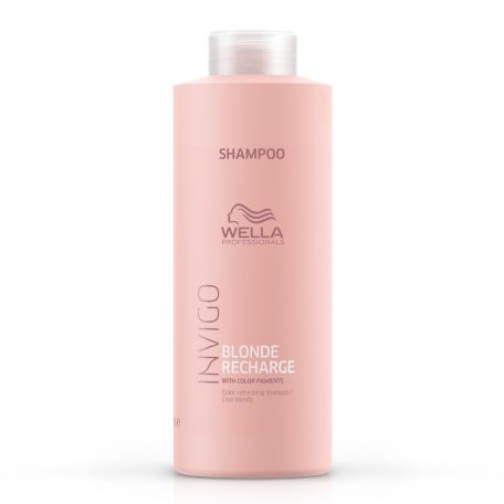 WELLA INVIGO Blonde Recharge színfrissítő sampon hamvas szőke hajra 1000 ml