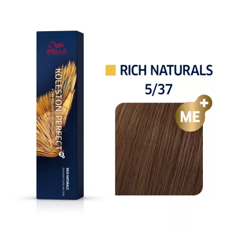 WELLA Koleston Perfect ME+ 5/37 barna arany világosbarna