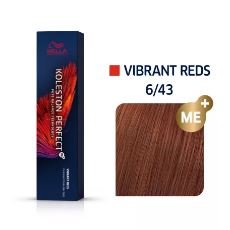 WELLA Koleston Perfect ME+ 6/43 aranyló vörös sötétszőke