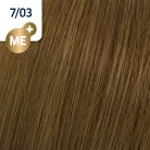 WELLA Koleston Perfect ME+ 7/03 természetes aranyló középszőke