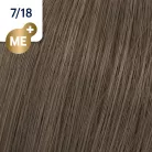WELLA Koleston Perfect ME+ 7/18 gyöngyház hamvas középszőke