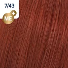 WELLA Koleston Perfect ME+ 7/43 aranyló vörös középszőke