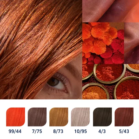 WELLA Koleston Perfect ME+ 7/75 mahagóni barna középszőke