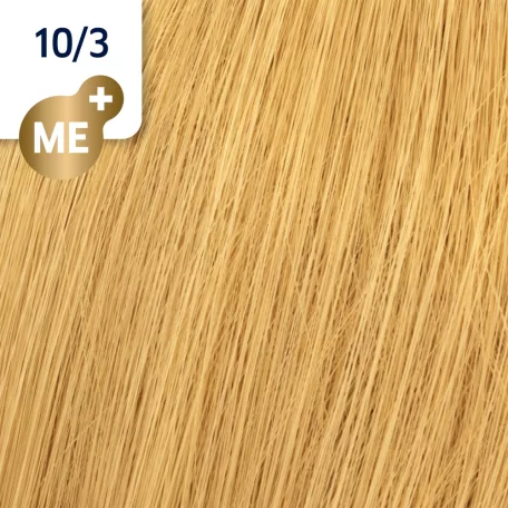 WELLA Koleston Perfect ME+ 10/3 legvilágosabb aranyló szőke