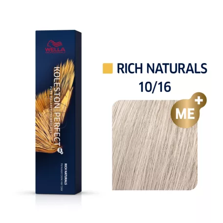 WELLA Koleston Perfect ME+ 10/16 legvilágosabb lilás hamvas szőke